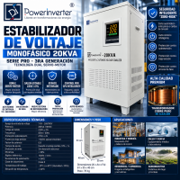ESTABILIZADOR MONOFASICO 220VAC 20KVA T